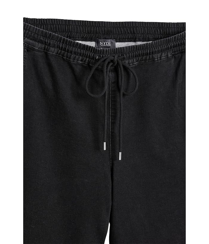 NYDJ Plus Size Relaxed Drawstring Pull-On Denim Pants - Image 3