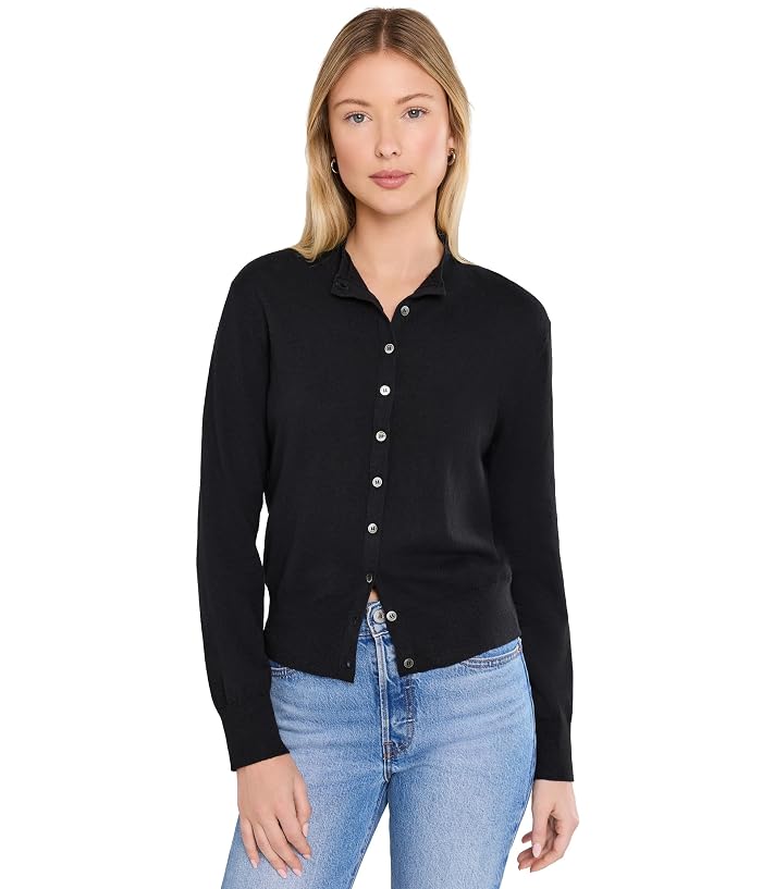Lilla P Funnel Neck Cardigan