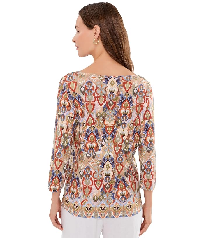Tommy Bahama Ashby Isles Ikat Hideaway Bateau Neck Tee - Image 4
