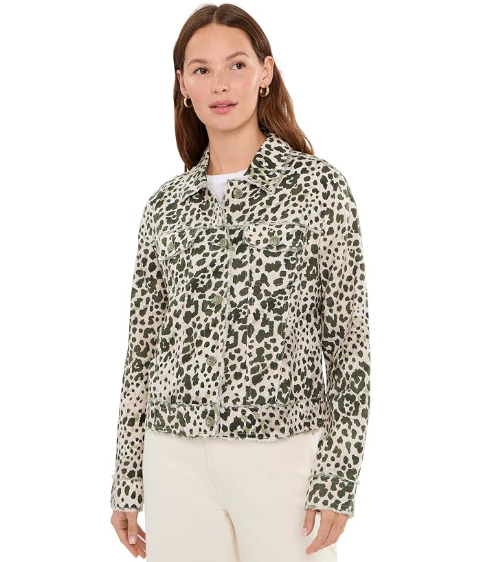 Tommy Bahama Pacific Leopard Two Palms Raw Edge Jacket