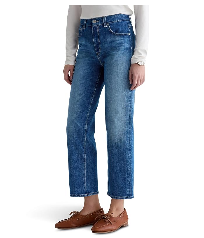 AG Jeans Brinley Mid-Rise Straight Crop in Owens Valley - Image 2