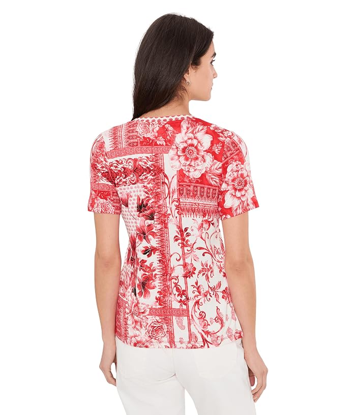 Johnny Was The Janie Favorite Short Sleeve V-Neck Tee - Image 4