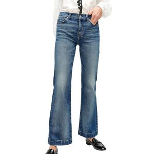 7 For All Mankind Tailorless Dojo in Distressed Authentic Light