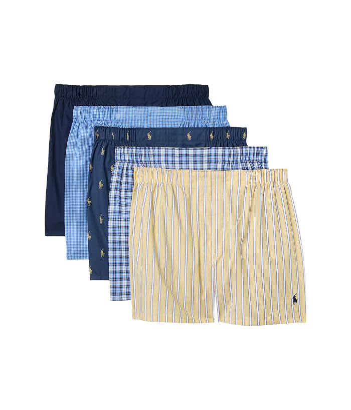 Polo Ralph Lauren 5 Pack Classic Fit Woven Boxer - Image 2