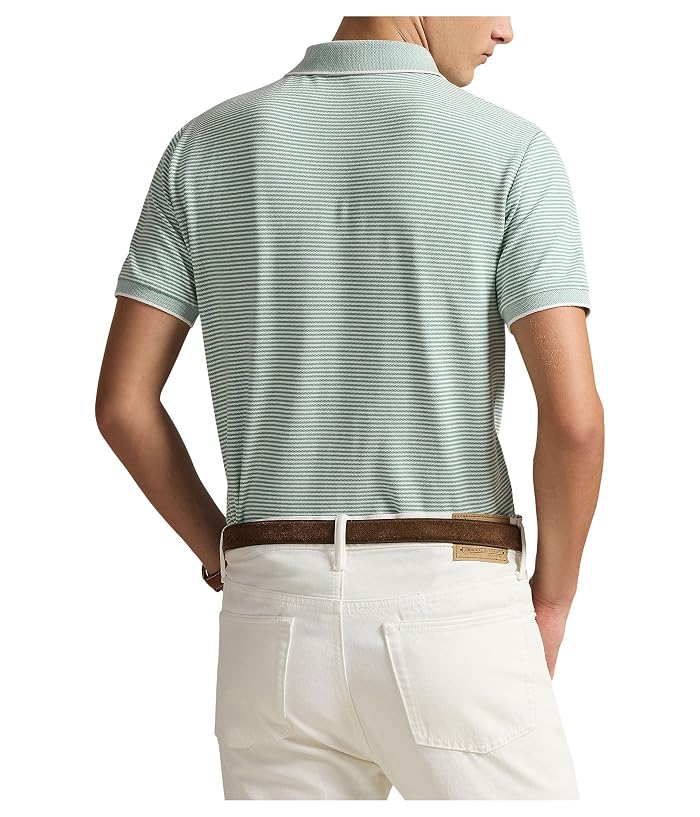 Polo Ralph Lauren Custom Slim Striped Stretch Mesh Polo - Image 3