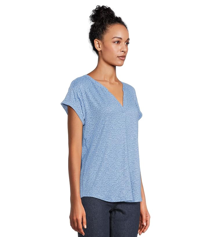 L.L.Bean Streamside Tee Split-Neck Short Sleeve - Image 2