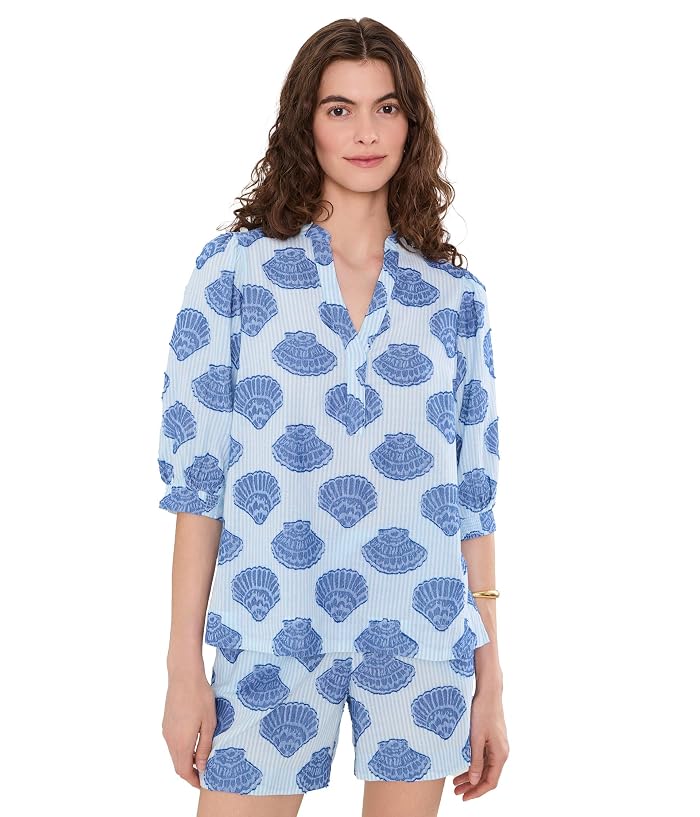Lilly Pulitzer Mialeigh Elbow Sleeve Top
