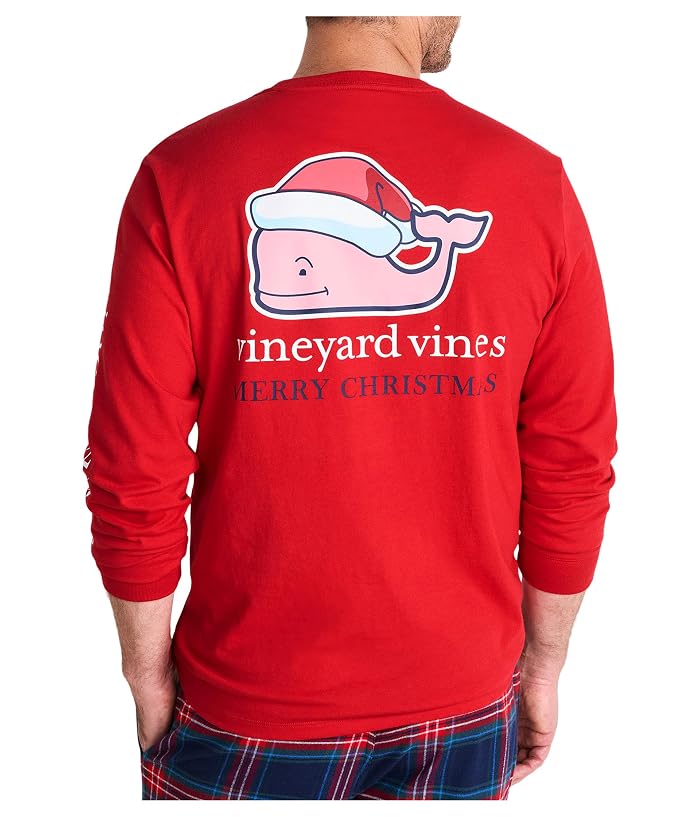 Vineyard Vines 2025 Santa Whale Long Sleeve Tee - Image 2