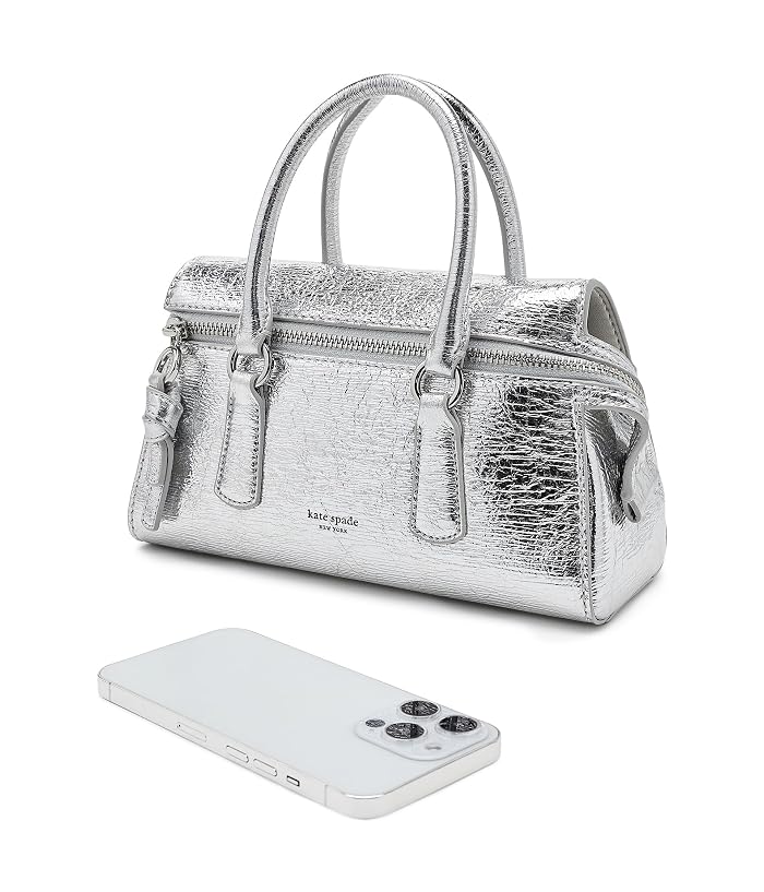 Kate Spade New York Bond Crinkle Metallic Leather Mini Bag - Image 3