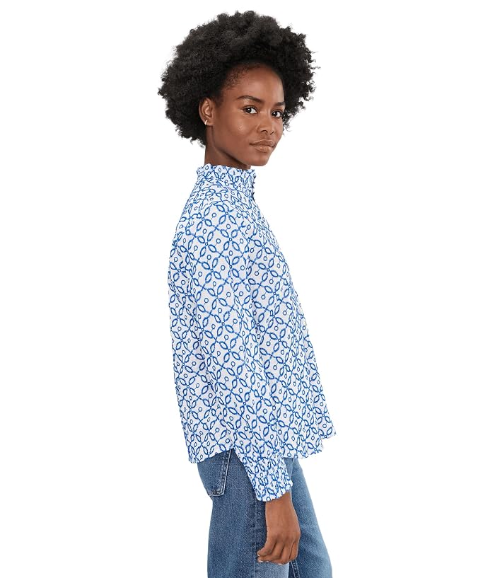 NIC+ZOE Embroidered Tile Shirt - Image 3