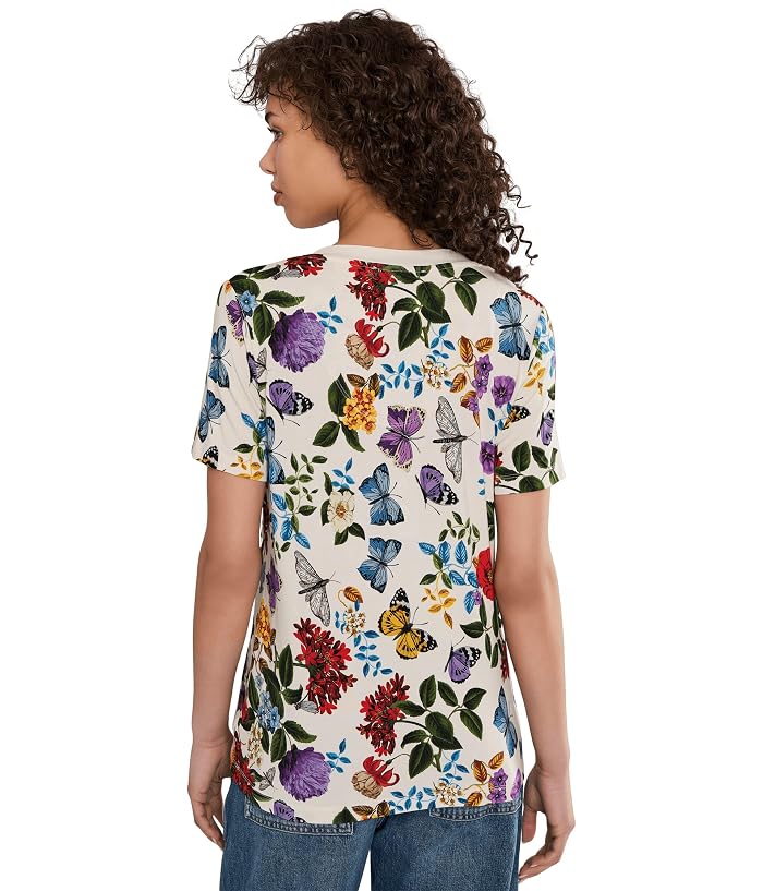 Johnny Was The Janie Favorite Short Sleeve Henley Tee- Kahlan - Image 4