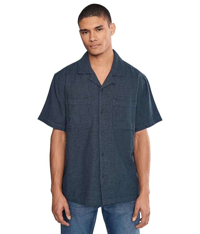 Liverpool Los Angeles Short Sleeve Button-Up Camp Shirt