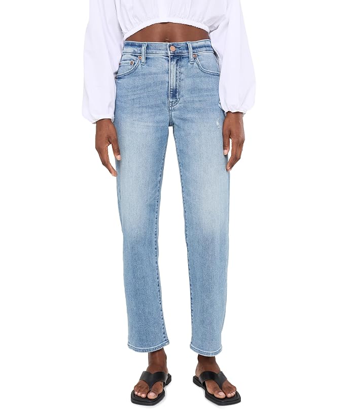 DAZE Rebel Mid-Rise Ankle Slim Straight in Real Deal