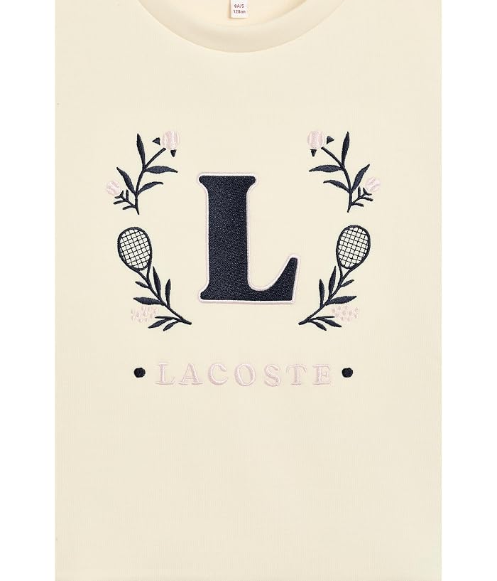 Lacoste Kids Spacer Knit Oversized Crew (Big Kid) - Image 3