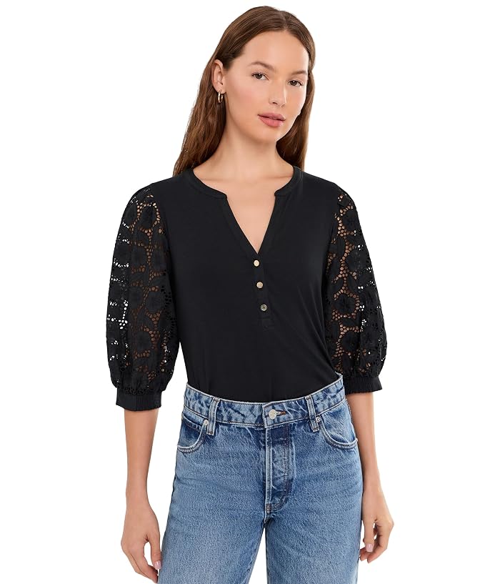 Lilly Pulitzer Ronson Eyelet Knit Top