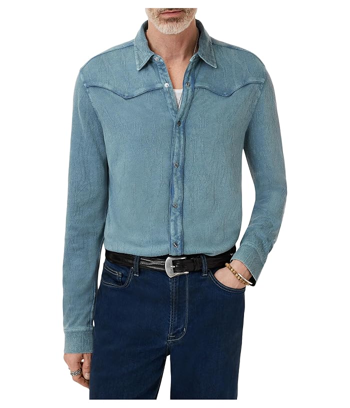 John Varvatos Miner Western Shirt K6943F25