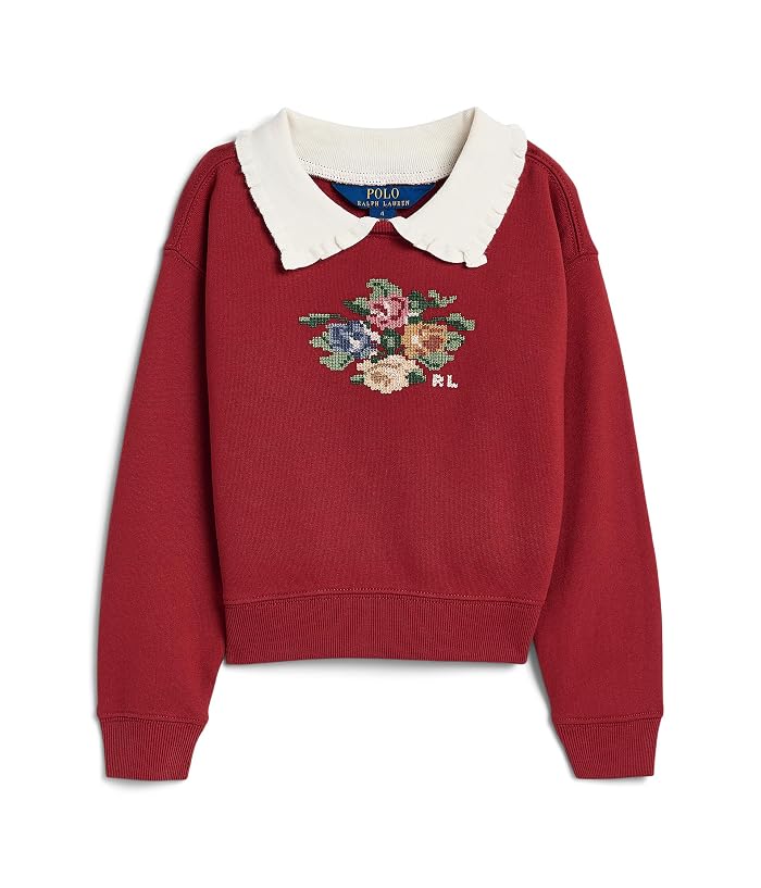 Polo Ralph Lauren Kids Collared Fleece Sweatshirt (Toddler/Little Kid)