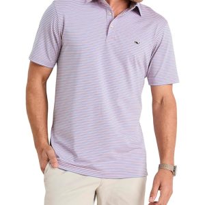 Vineyard Vines Bradley Stripe Sankaty Polo