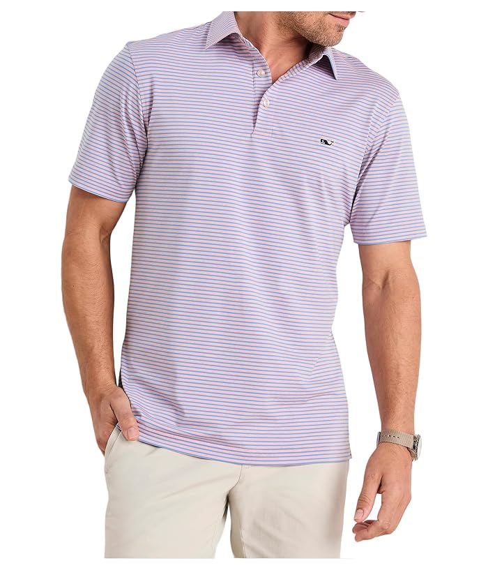 Vineyard Vines Bradley Stripe Sankaty Polo