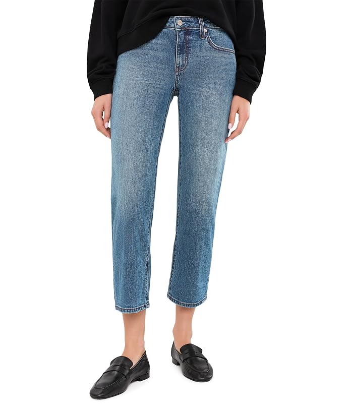 DAZE Keeper Crop Low Rise Straight Crop in Haze