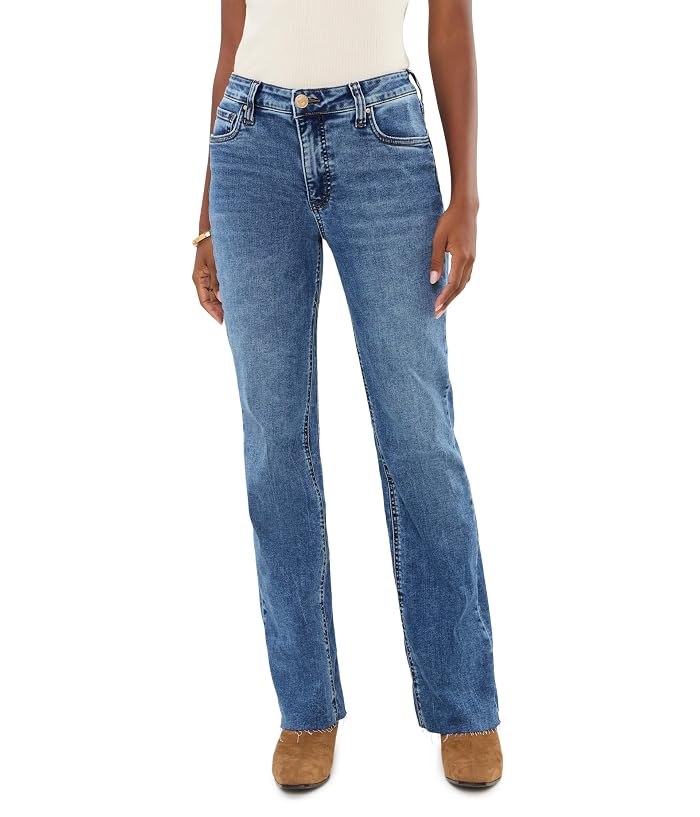 KUT from the Kloth Kelly High-Rise Kick Flare In Heroic