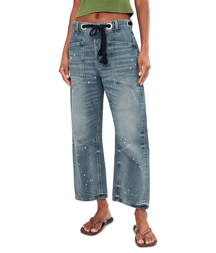 Free People We The Free Moxie Pull-On Barrel Jeans