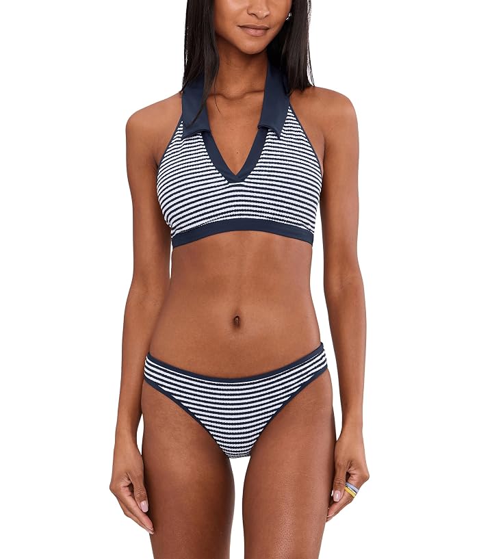 Seafolly Club House Halter Top with Collar - Image 2