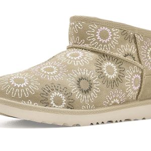 UGG Kids Classic Ultra Mini Sun Stitched (Little Kid/Big Kid)