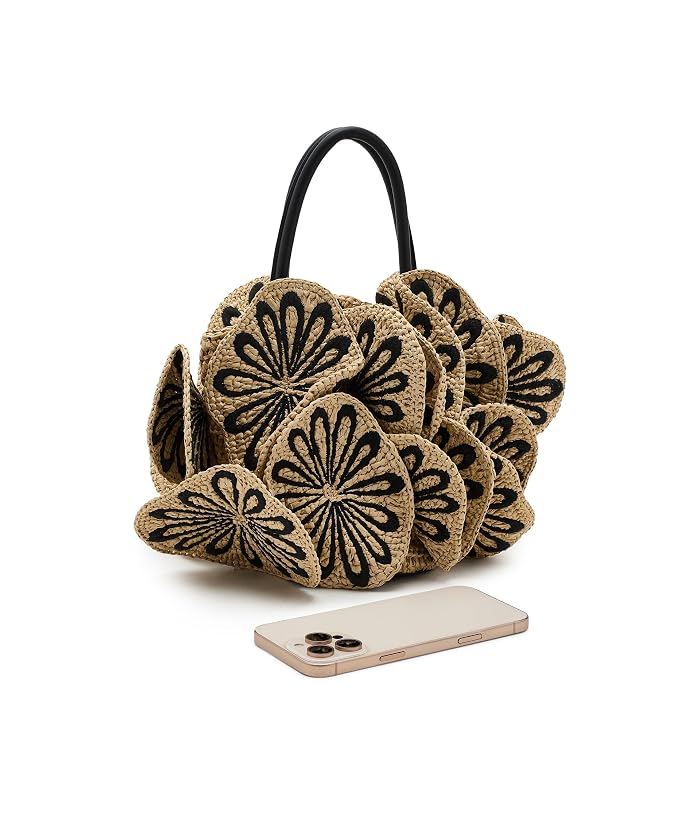 FARM Rio Flower Raffia Bag - Image 3