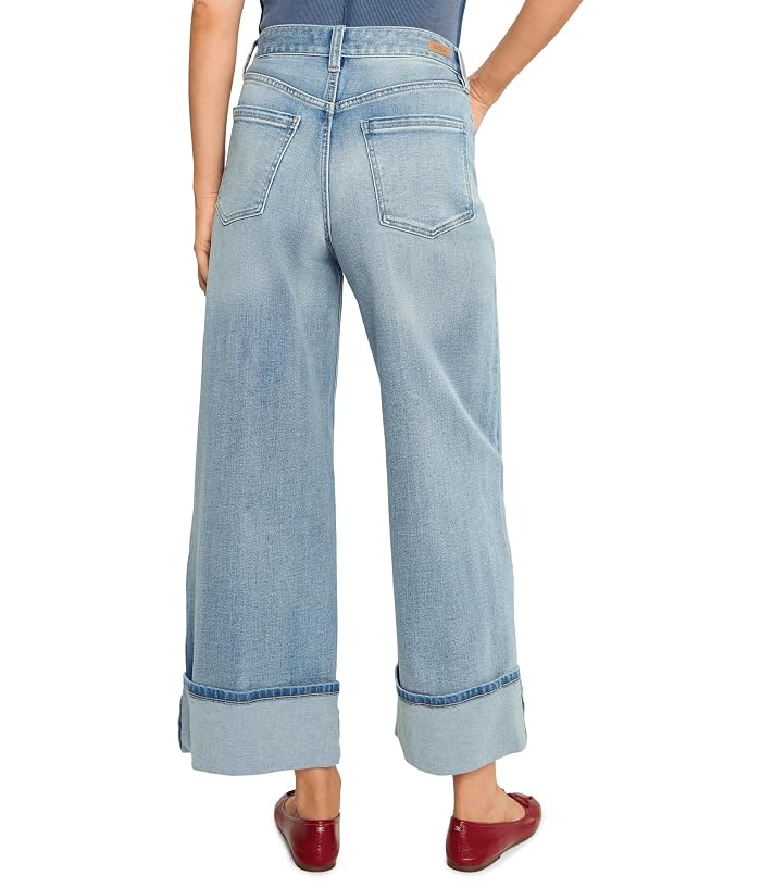 Liverpool Los Angeles Petite Morgan High-Rise Cuffed Wide Leg Jeans - Image 4