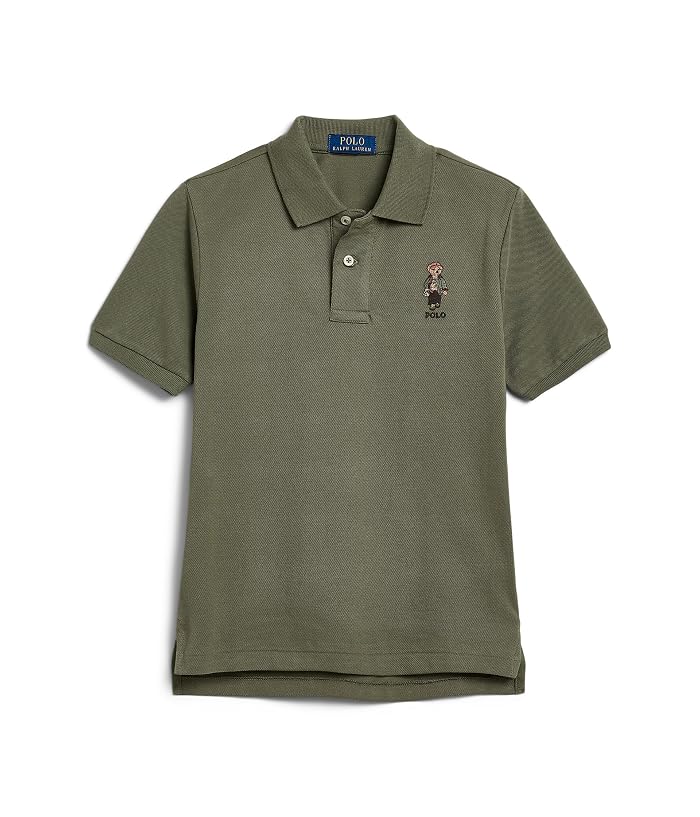 Polo Ralph Lauren Kids Polo Bear Cotton Mesh Polo Shirt (Big Kid)