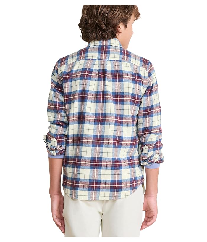 Vineyard Vines Kids Muskeget Plaid Flannel Shirt (Little Kid/Big Kid) - Image 2