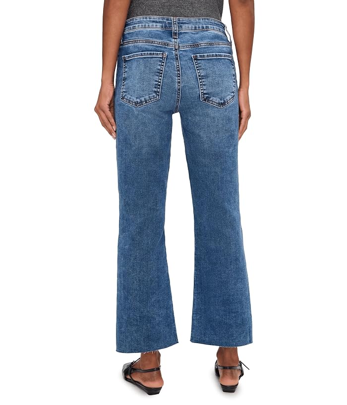KUT from the Kloth Kelsey High-Rise Ankle Flare Fake Welt Frt Pockets in Excitement - Image 4