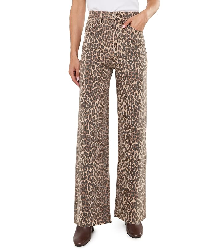 DAZE Far Out High-Rise Wide Leg in Cool Cat
