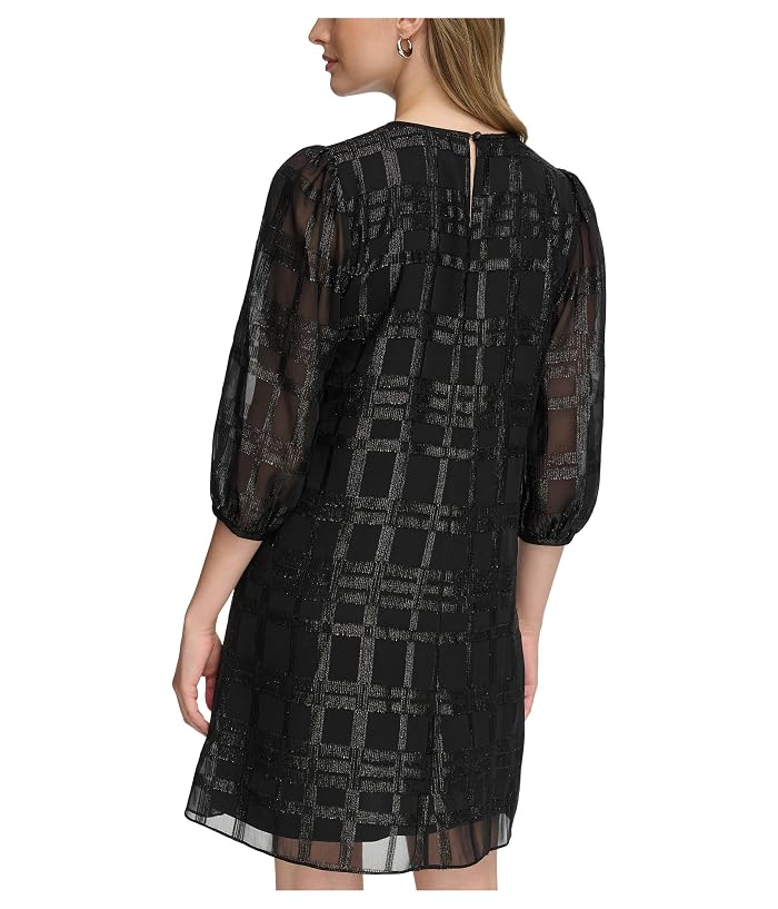 Calvin Klein Chiffon A-Line with Lurex - Image 2