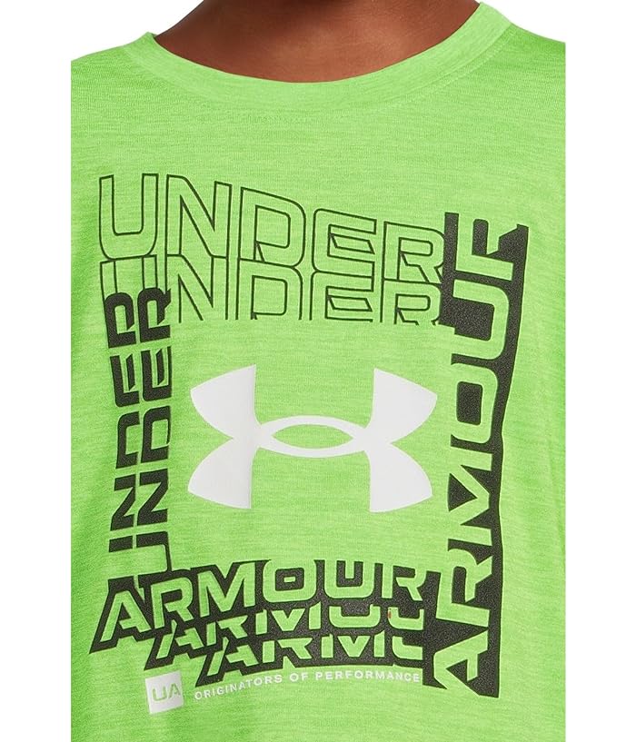 Under Armour Kids Logo Frame Twist Tech Long Sleeve (Little Kid) - Image 3
