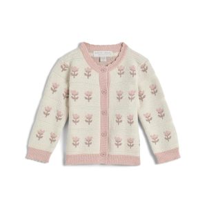 Barefoot Dreams Kids Cozychic Ultra Lite® Wildflower Cardigan (Infant)