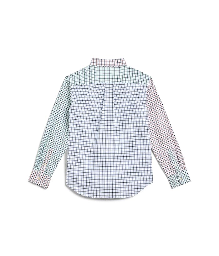 Polo Ralph Lauren Kids Tattersall Cotton Oxford Fun Shirt (Big Kid) - Image 2