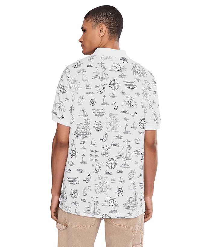 Polo Ralph Lauren Classic Fit Nautical Mesh Polo Shirt - Image 4
