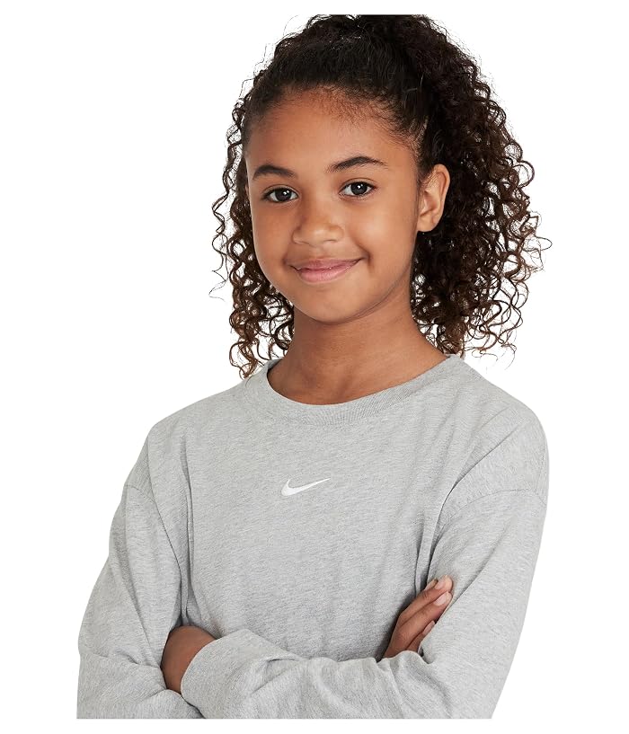 Nike Kids Sportswear Essential Long Sleeve T-Shirt (Little Kid/Big Kid) - Image 3
