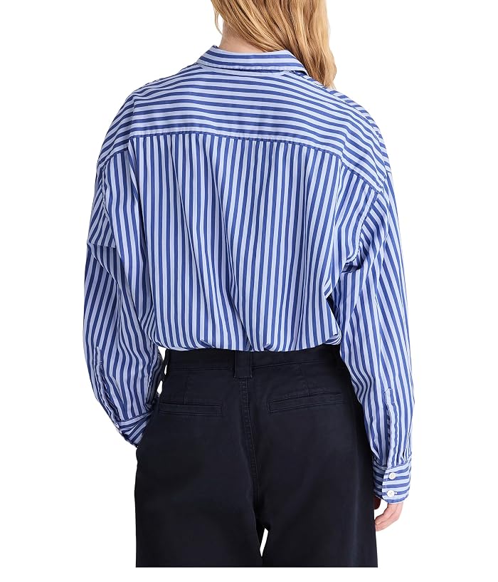 Madewell Drawstring Button-Up Shirt in Poplin - Image 4