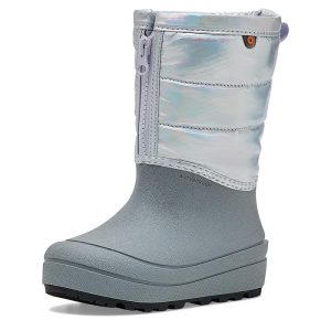Bogs Kids Snow Shell Zip-Holographic Silver (Little Kid/Big Kid)