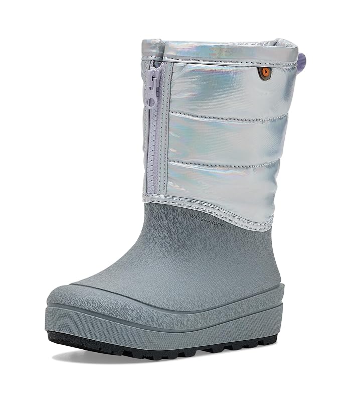 Bogs Kids Snow Shell Zip-Holographic Silver (Little Kid/Big Kid)