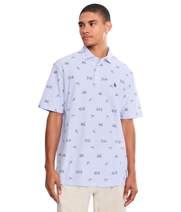 Polo Ralph Lauren Printed Mesh Knit Polo