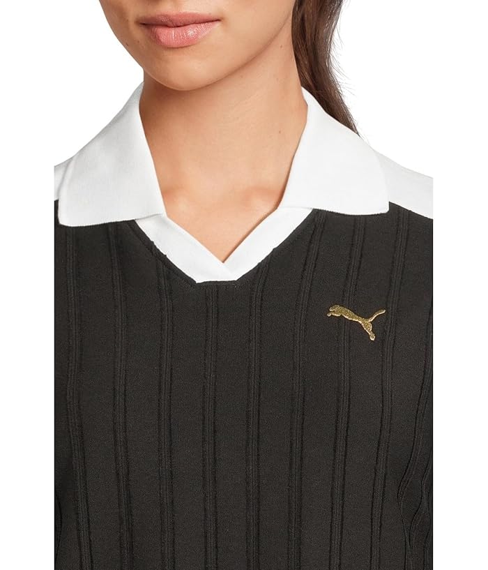 PUMA T7 Relaxed Long Sleeve Polo - Image 4