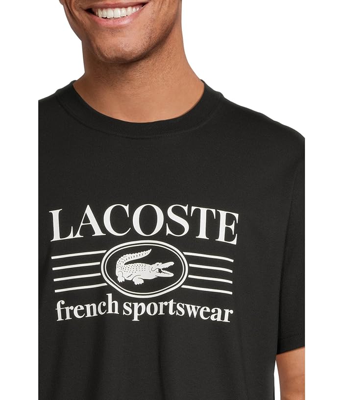 Lacoste Classic Fit Cotton Print T-shirt - Image 4