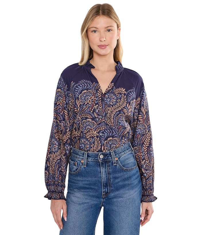 Tommy Bahama Marina Blooms Long Sleeve Blouse