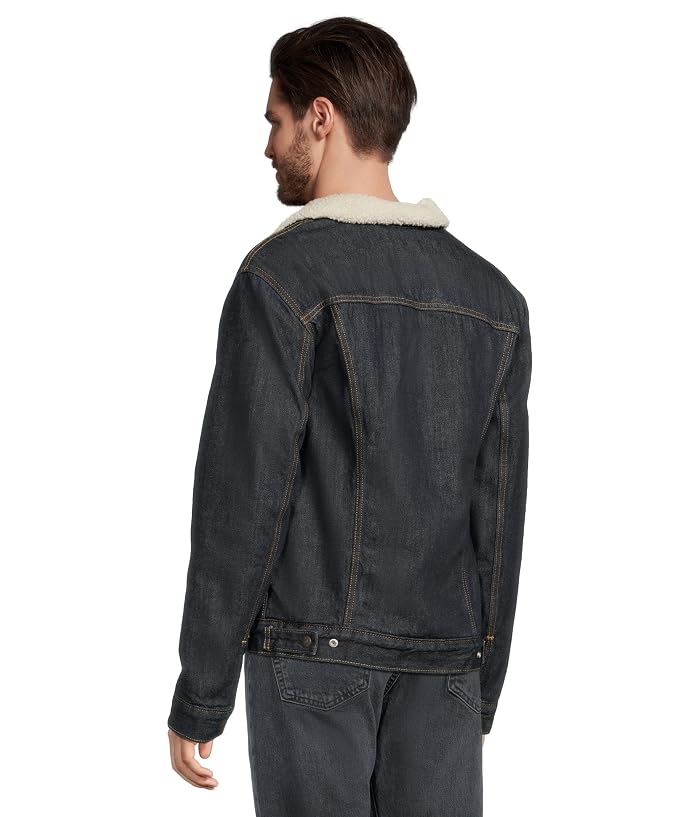 Levi's® Mens Relaxed Fit Plaid Trucker - Image 3