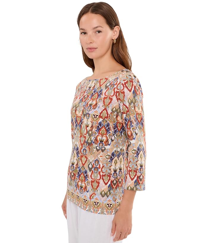Tommy Bahama Ashby Isles Ikat Hideaway Bateau Neck Tee - Image 3