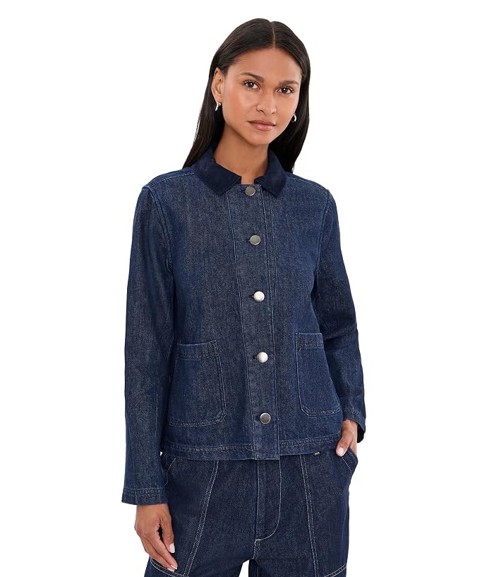 NIC+ZOE Denim Patch Pocket Trucker Jacket
